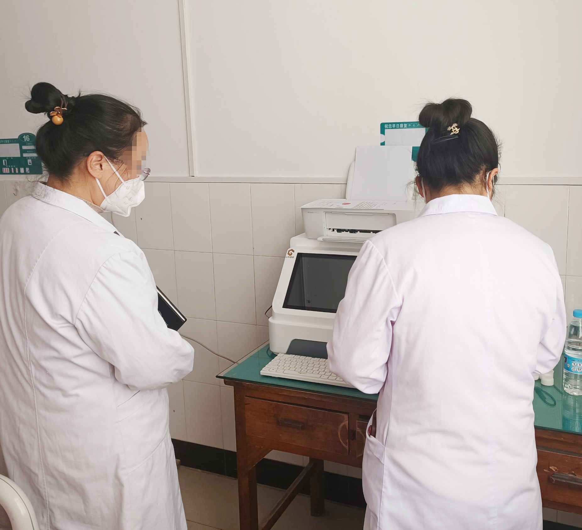 5.4山东国康GK-9000A母乳分析仪在陕西柞水县妇幼保健院装机